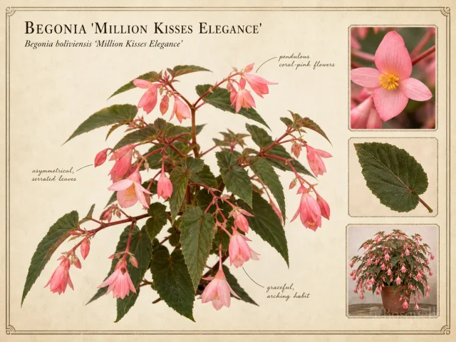Begonia ‘Million Kisses Elegance’ (Begonia boliviensis ‘Million Kisses Elegance’)