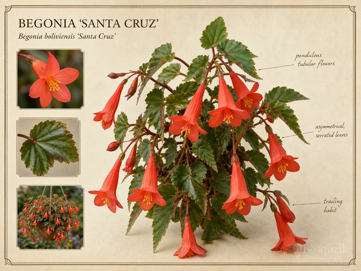 Begonia ‘Santa Cruz’ (Begonia boliviensis ‘Santa Cruz’)