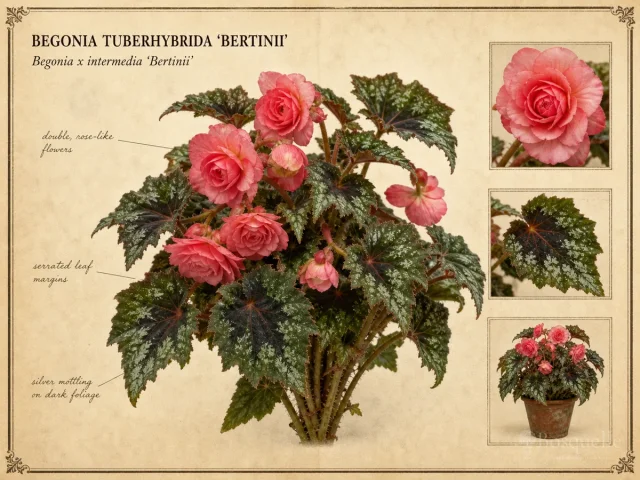 Begonia Tuberhybrida ‘Bertinii’ (Begonia x intermedia ‘Bertinii’)