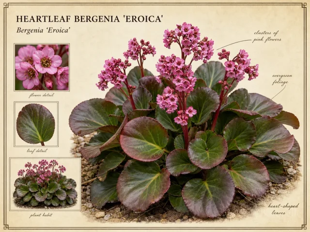 Heartleaf Bergenia ‘Eroica’ (Bergenia ‘Eroica’)