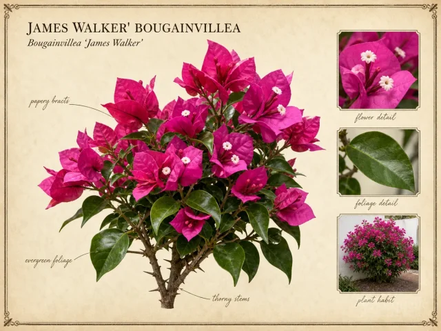 James Walker’ Bougainvillea (Bougainvillea ‘James Walker’)