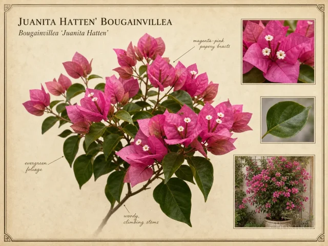 Juanita Hatten’ Bougainvillea (Bougainvillea ‘Juanita Hatten’)