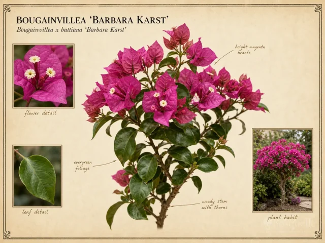 Bougainvillea ‘Barbara Karst’ (Bougainvillea x buttiana ‘Barbara Karst’)