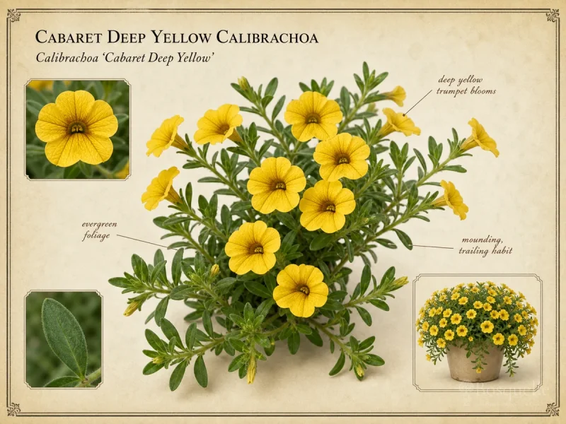 Cabaret Deep Yellow Calibrachoa (Calibrachoa ‘Cabaret Deep Yellow’)