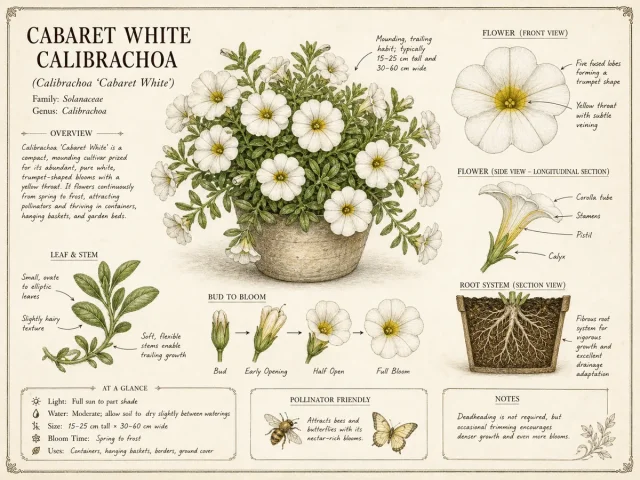 Cabaret White Calibrachoa