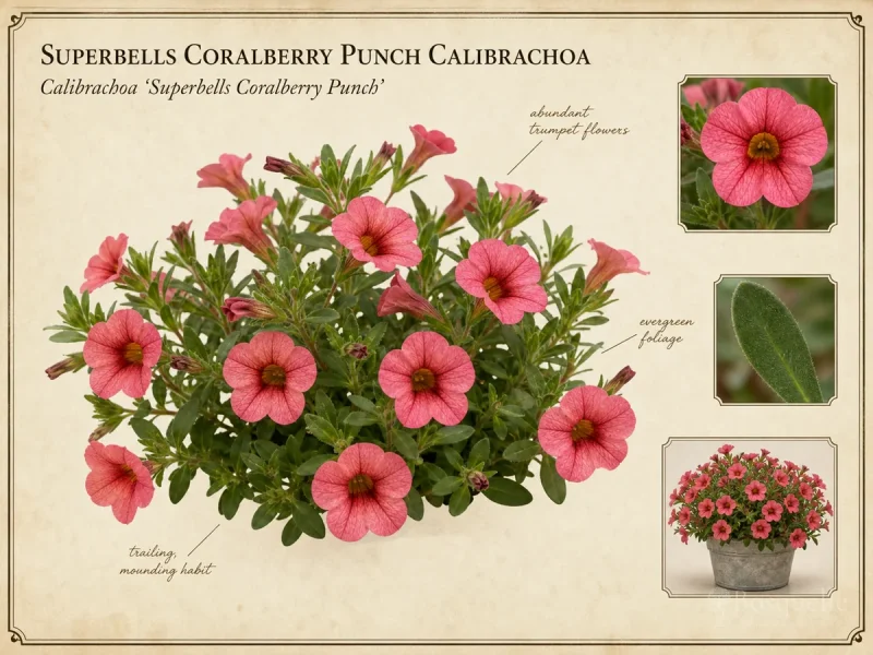 Superbells Coralberry Punch Calibrachoa