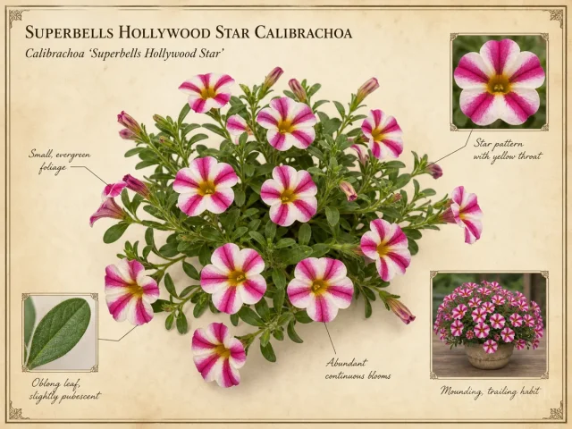 Superbells Hollywood Star Calibrachoa (Calibrachoa ‘Superbells Hollywood Star’)