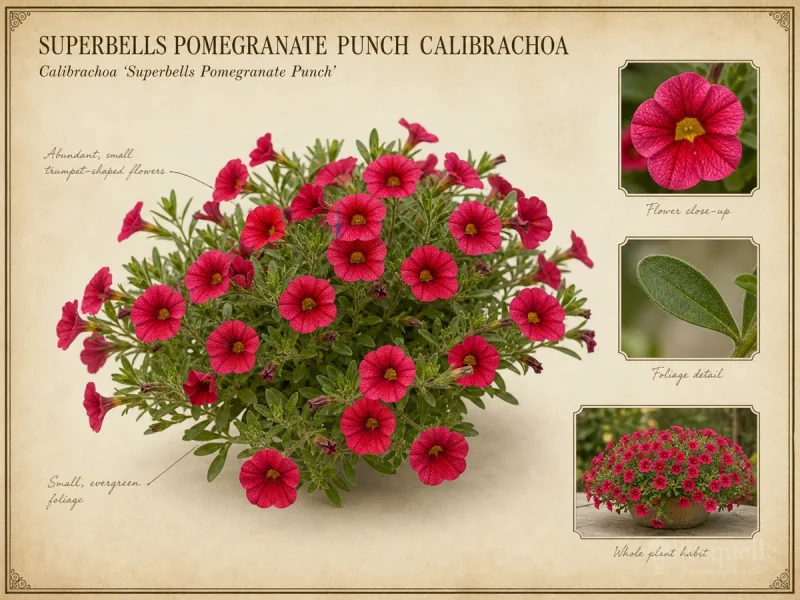 Superbells Pomegranate Punch Calibrachoa (Calibrachoa ‘Superbells Pomegranate Punch’)