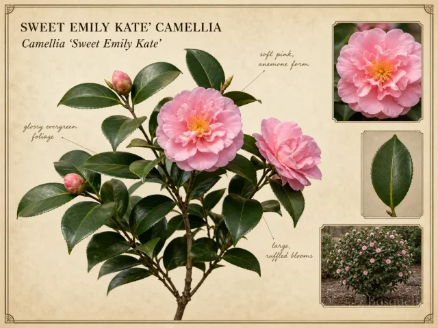 Sweet Emily Kate’ Camellia (Camellia ‘Sweet Emily Kate’)