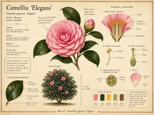 Camellia 'Elegans'
