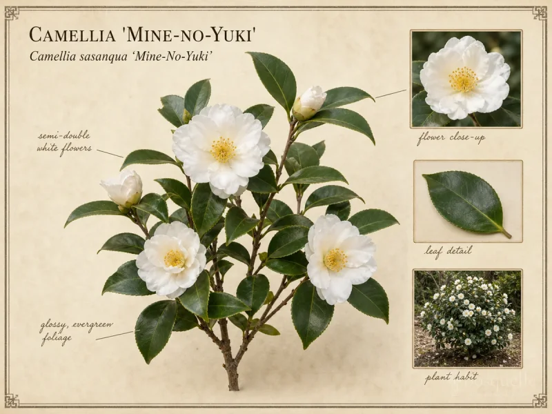 Camellia 'Mine-No-Yuki' — Light