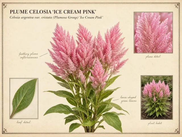 Plume Celosia 'Ice Cream Pink'