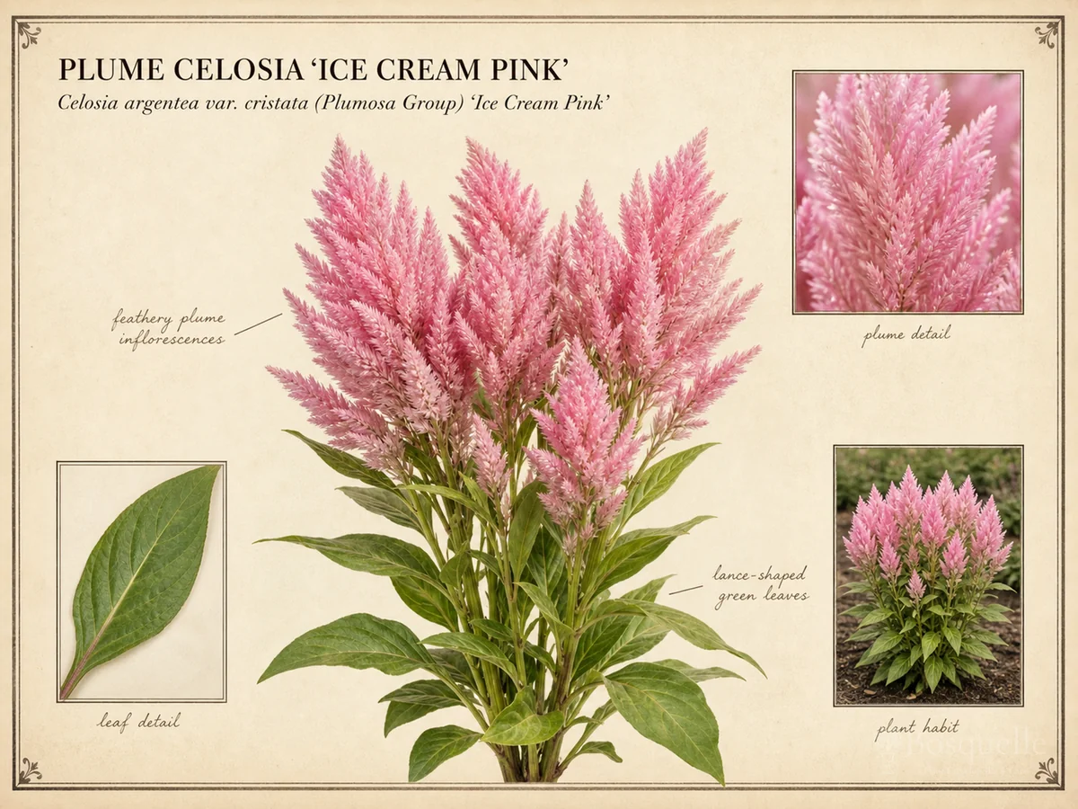 Plume Celosia 'Ice Cream Pink'