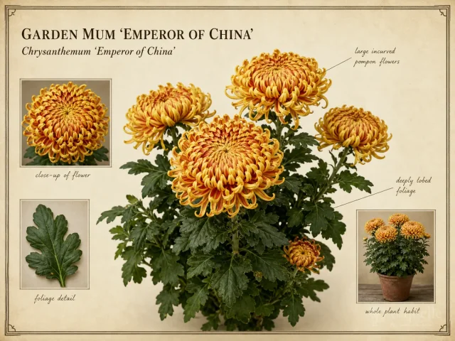 Garden Mum 'Emperor of China'
