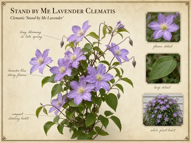 Stand by Me Lavender Clematis