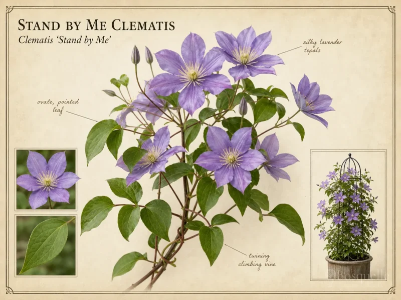 Stand by Me Clematis (Clematis ‘Stand by Me’)