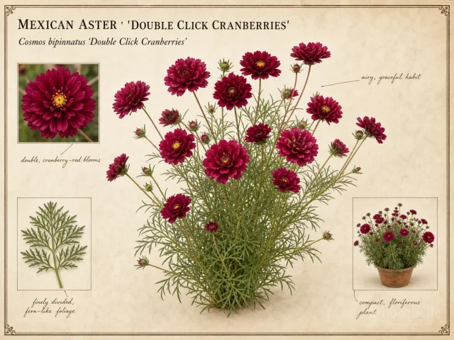 Mexican Aster ' 'Double Click Cranberries'