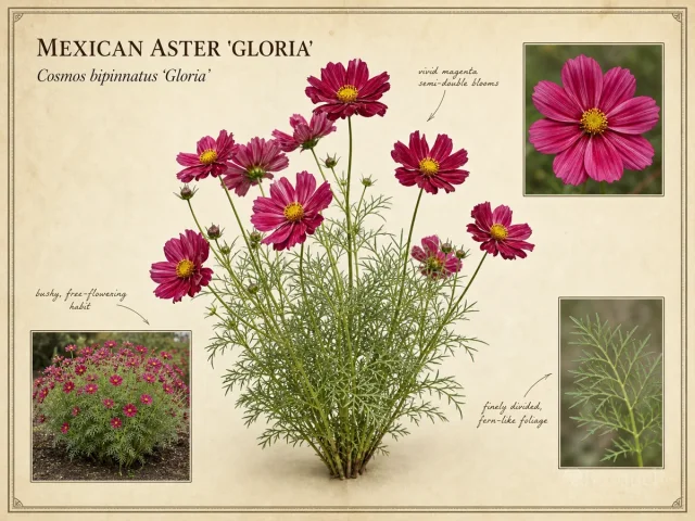 Mexican Aster ‘Gloria’ (Cosmos bipinnatus ‘Gloria’)