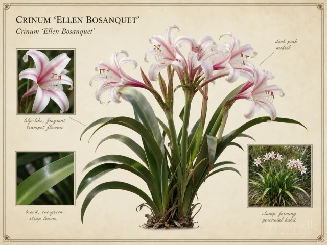 Crinum ‘Ellen Bosanquet’