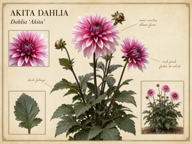 Akita Dahlia (Dahlia ‘Akita’)