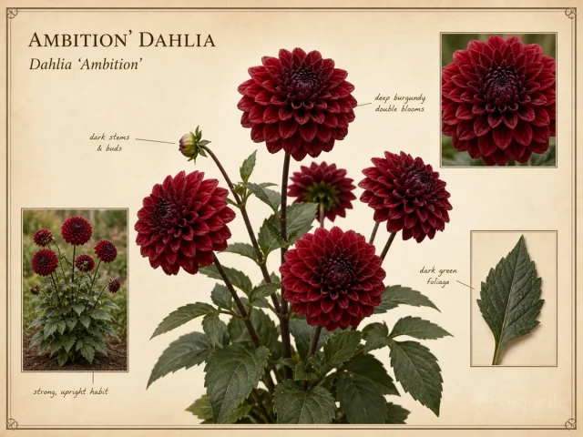 Ambition’ Dahlia (Dahlia ‘Ambition’)
