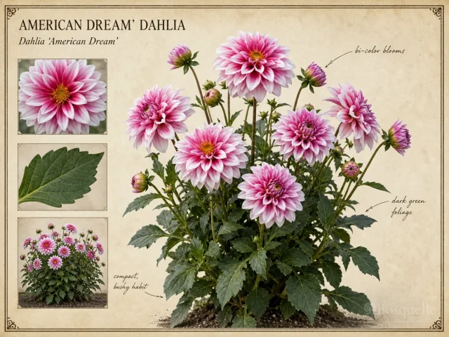 American Dream’ Dahlia (Dahlia ‘American Dream’)