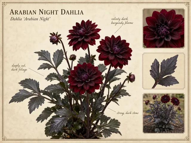 Arabian Night Dahlia