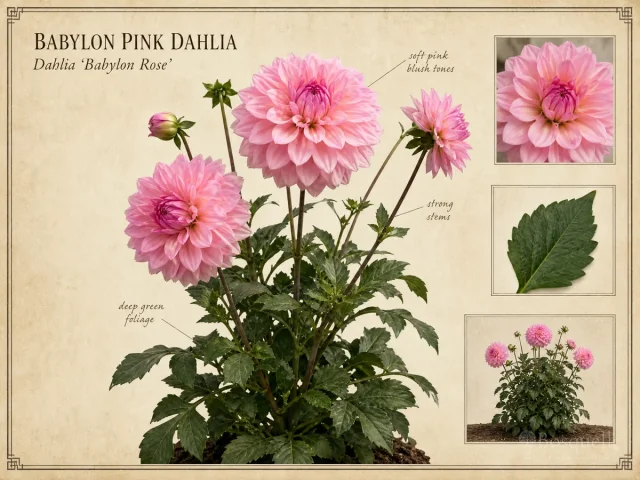 Babylon Pink Dahlia