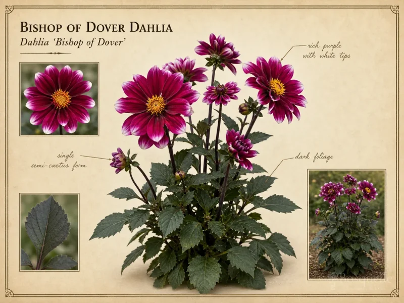 Bishop of Dover Dahlia (Dahlia ‘Bishop of Dover’)