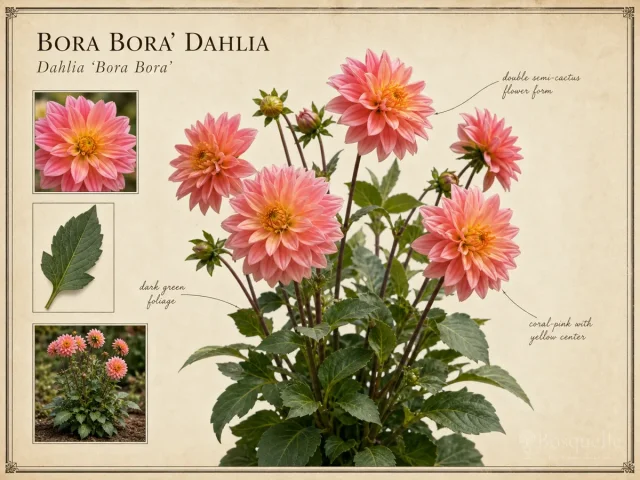 Bora Bora’ Dahlia (Dahlia ‘Bora Bora’)