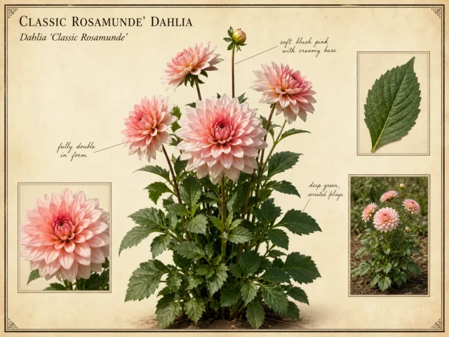 Classic Rosamunde' Dahlia
