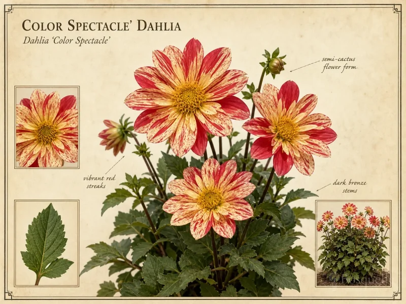 Color Spectacle’ Dahlia (Dahlia ‘Color Spectacle’)