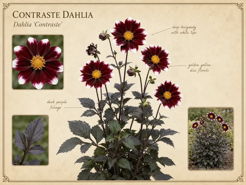 Contraste Dahlia (Dahlia ‘Contraste’)
