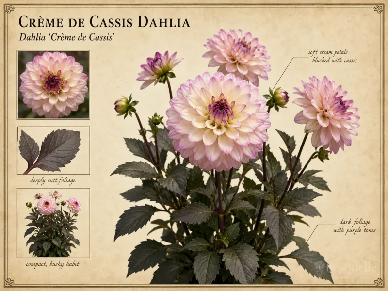 Crème de Cassis Dahlia (Dahlia ‘Crème de Cassis’)