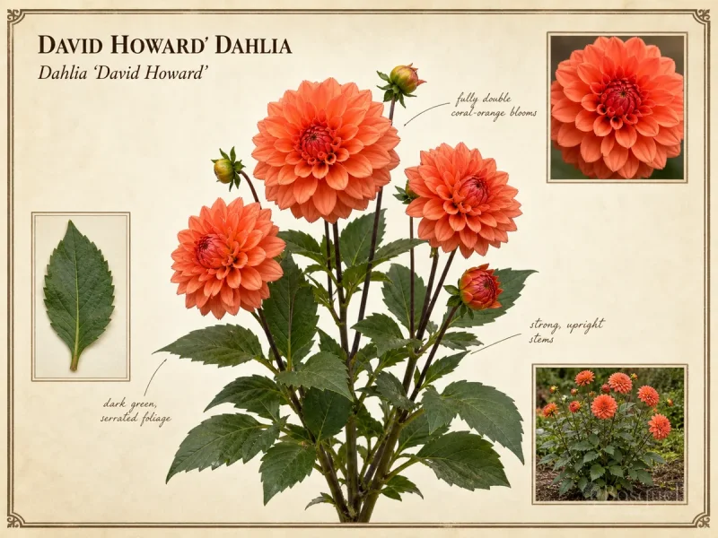 David Howard’ Dahlia (Dahlia ‘David Howard’)