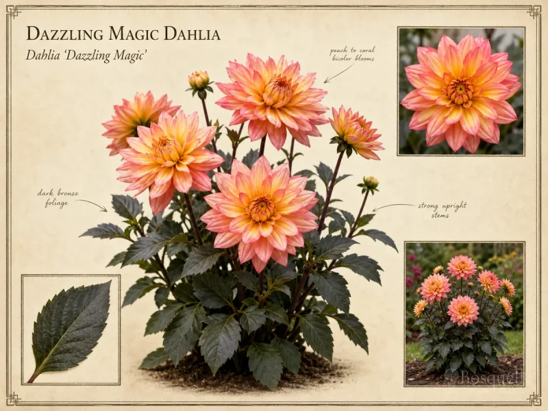 Dazzling Magic Dahlia (Dahlia ‘Dazzling Magic’)