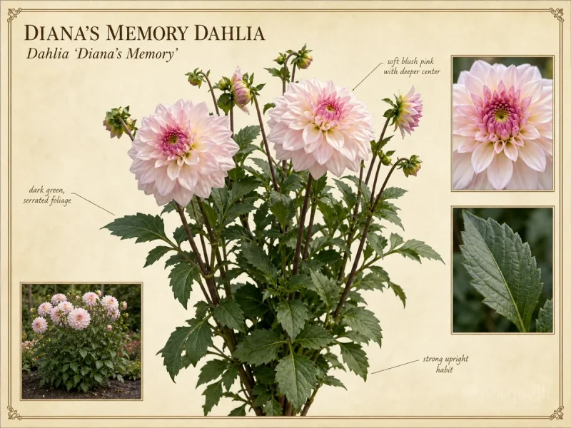 Diana’s Memory Dahlia (Dahlia ‘Diana’s Memory’)