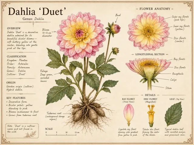 Duet’ Dahlia (Dahlia ‘Duet’)