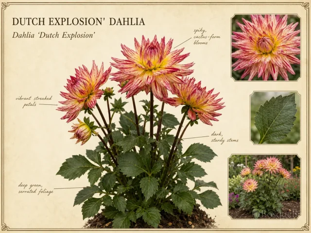 Dutch Explosion’ Dahlia (Dahlia ‘Dutch Explosion’)