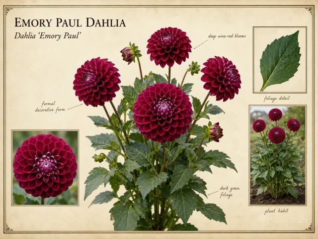 Emory Paul Dahlia (Dahlia ‘Emory Paul’)