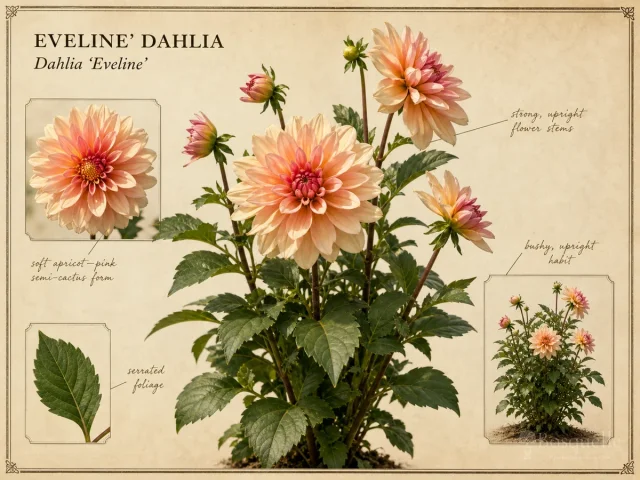Eveline’ Dahlia (Dahlia ‘Eveline’)