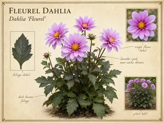 Fleurel Dahlia (Dahlia ‘Fleurel’)