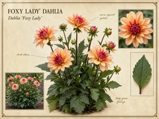 Foxy Lady’ Dahlia (Dahlia ‘Foxy Lady’)
