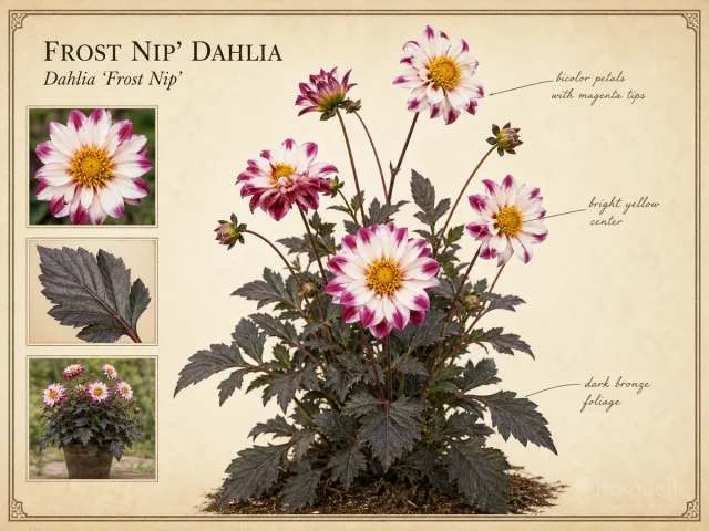 Frost Nip’ Dahlia (Dahlia ‘Frost Nip’)