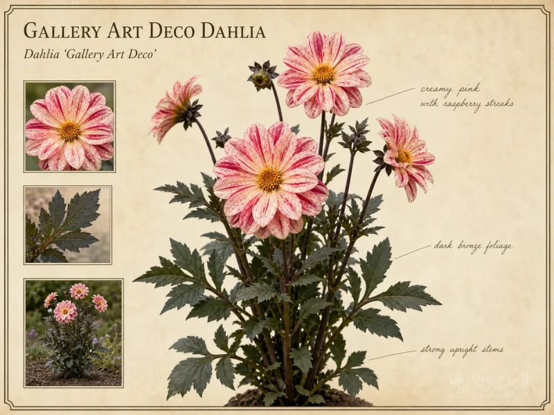 Gallery Art Deco Dahlia (Dahlia ‘Gallery Art Deco’)