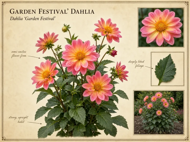 Garden Festival’ Dahlia (Dahlia ‘Garden Festival’)