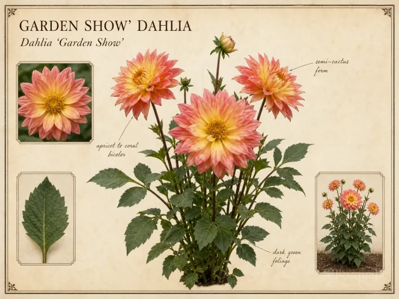 Garden Show’ Dahlia (Dahlia ‘Garden Show’)