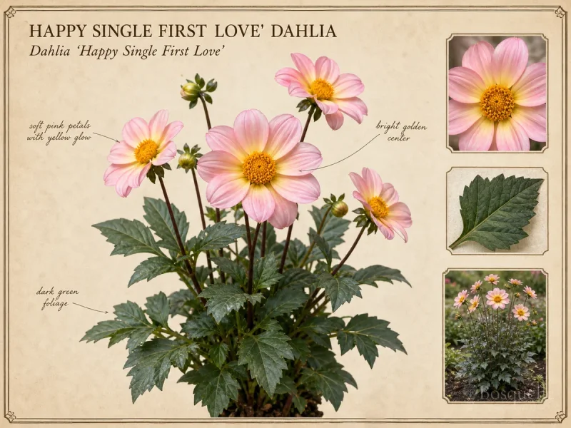 Happy Single First Love’ Dahlia (Dahlia ‘Happy Single First Love’)