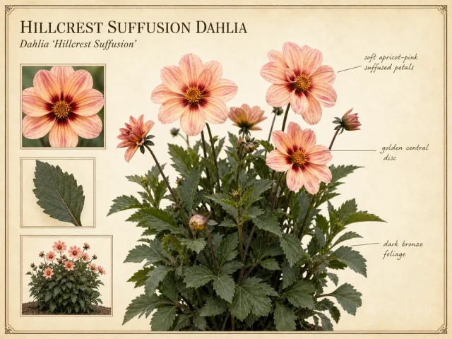 Hillcrest Suffusion Dahlia (Dahlia ‘Hillcrest Suffusion’)