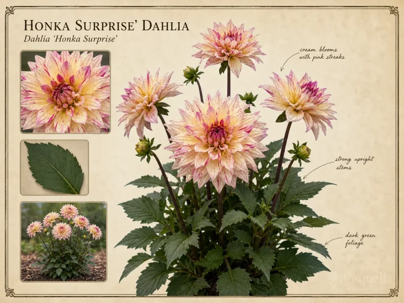 Honka Surprise’ Dahlia (Dahlia ‘Honka Surprise’)
